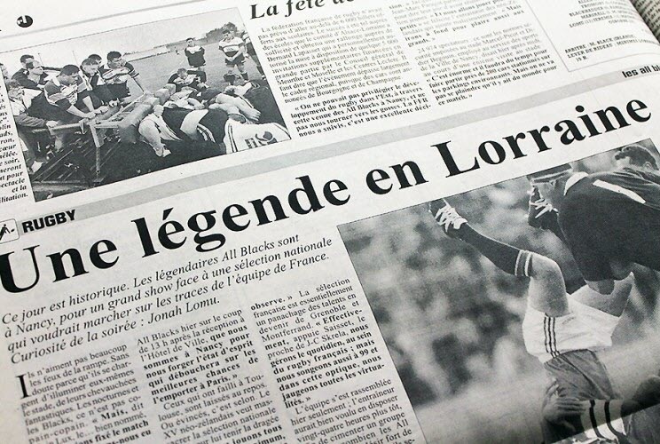France Nouvelle-Zélande rugby 1995